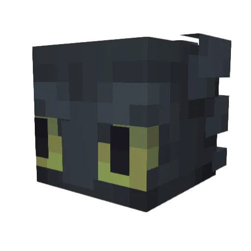 dilucven Minecraft avatar head, 3D render