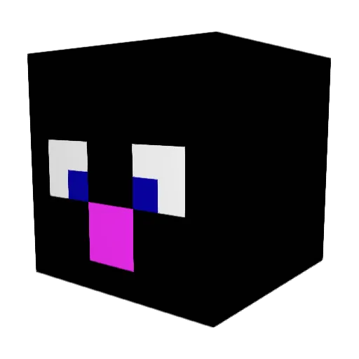 dim156 Minecraft avatar head, 3D render