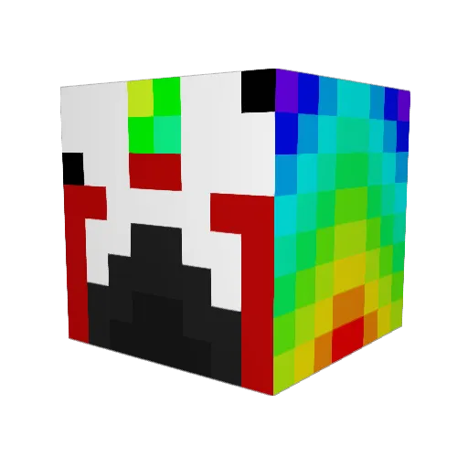dimarcotti Minecraft avatar head, 3D render