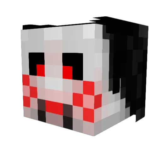 dimaslenser Minecraft avatar head, 3D render