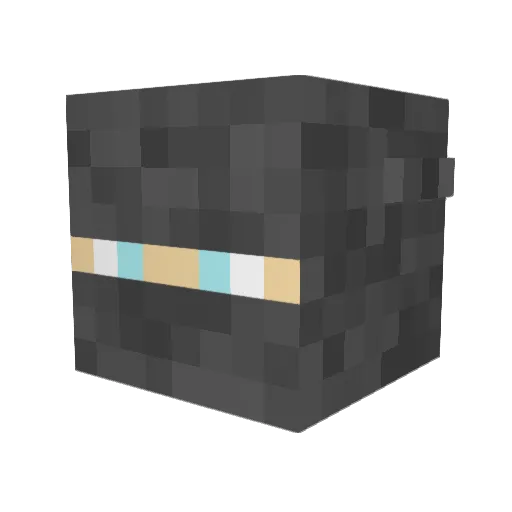 dimd10 Minecraft avatar head, 3D render