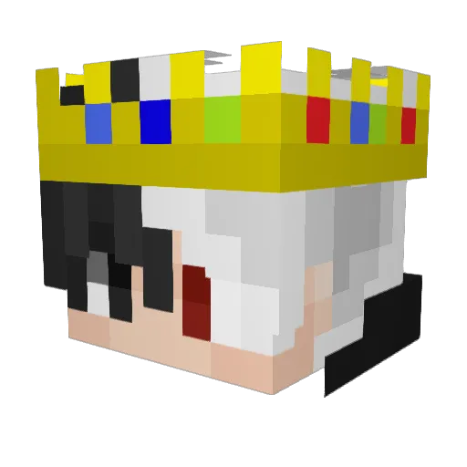 dimiii05 Minecraft avatar head, 3D render