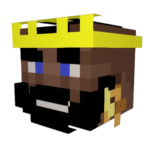 dimis100 Minecraft avatar head, 3D render