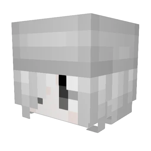 dimitriiiiii Minecraft avatar head, 3D render