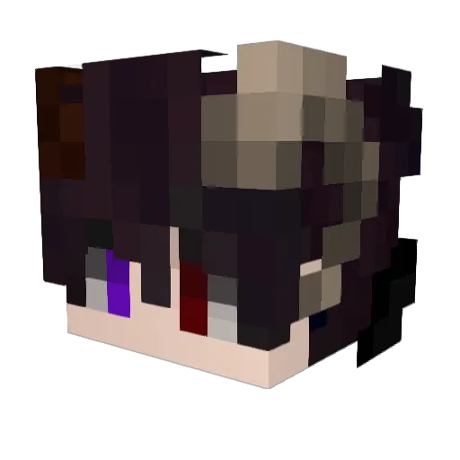 dimitrisboy Minecraft avatar head, 3D render