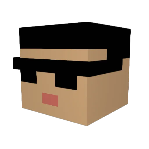 dimsumboi Minecraft avatar head, 3D render