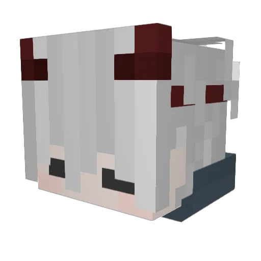 din0saurus_ Minecraft avatar head, 3D render