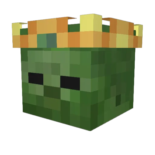din_snop_er_topp Minecraft avatar head, 3D render