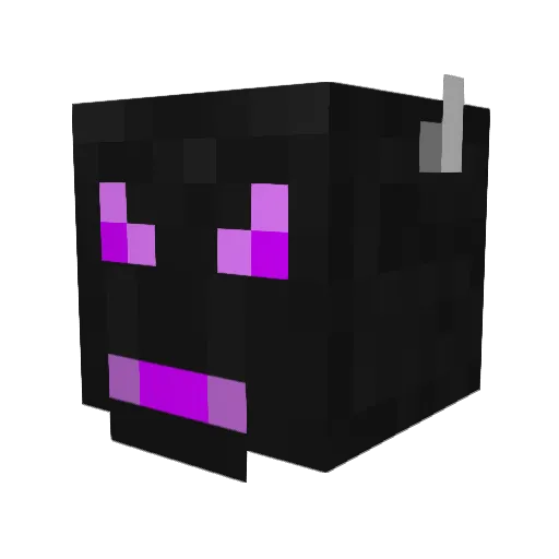 dindinosaur Minecraft avatar head, 3D render