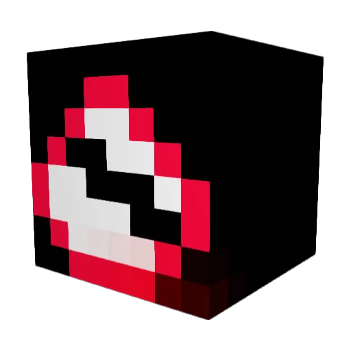 dingdingboom Minecraft avatar head, 3D render