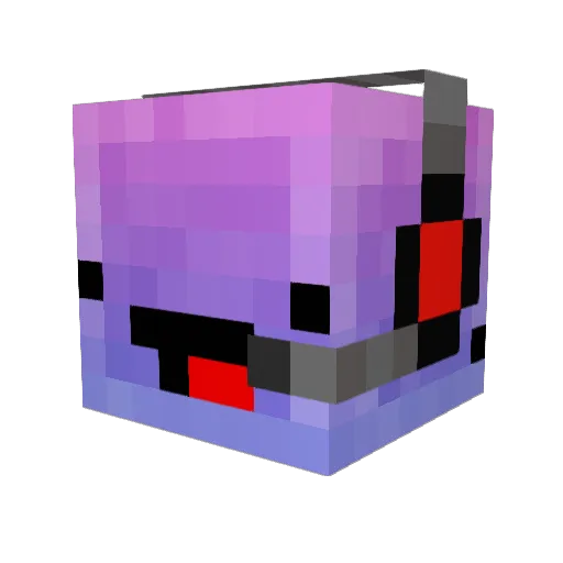 dinge_saah Minecraft avatar head, 3D render