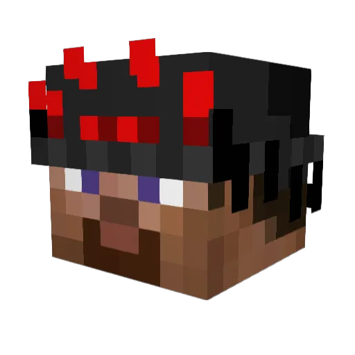 dinglebottom4 Minecraft avatar head, 3D render