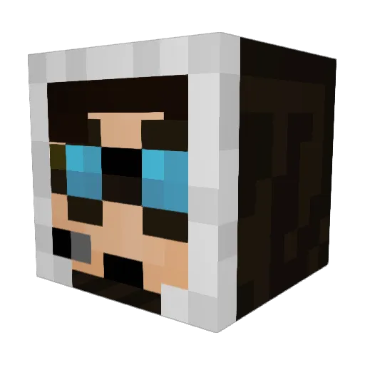 dingoface131 Minecraft avatar head, 3D render