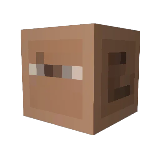 dingolove Minecraft avatar head, 3D render