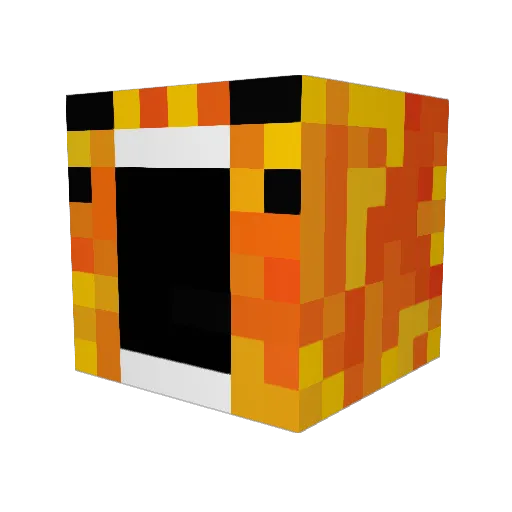 dingusdingus Minecraft avatar head, 3D render