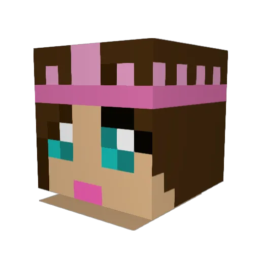 dinhar2004 Minecraft avatar head, 3D render