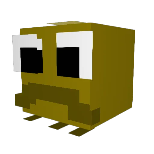 dinkleberg3 Minecraft avatar head, 3D render