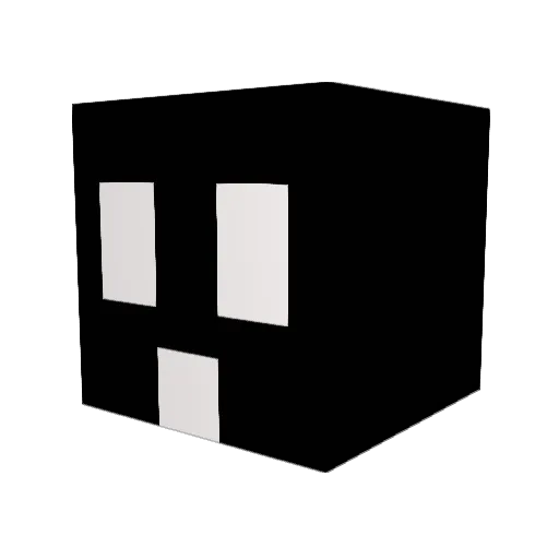 dinny12 Minecraft avatar head, 3D render