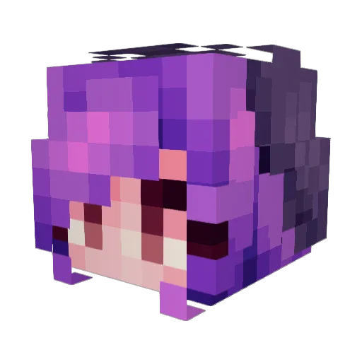 dino1117 Minecraft avatar head, 3D render