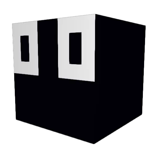 dino2332 Minecraft avatar head, 3D render