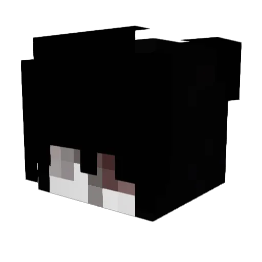 dino845 Minecraft avatar head, 3D render
