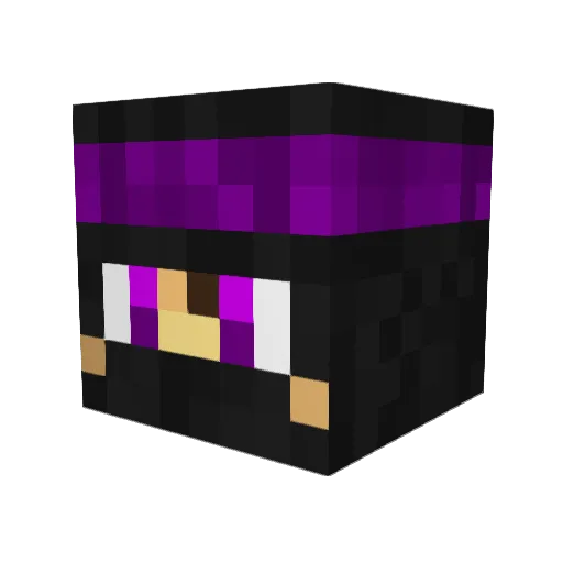 dinobot1237 Minecraft avatar head, 3D render