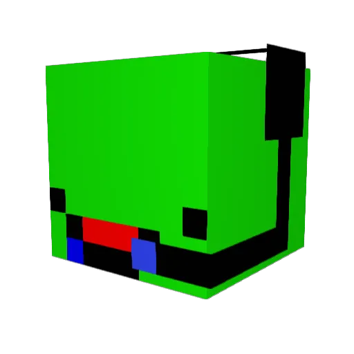 dinoboy022105 Minecraft avatar head, 3D render