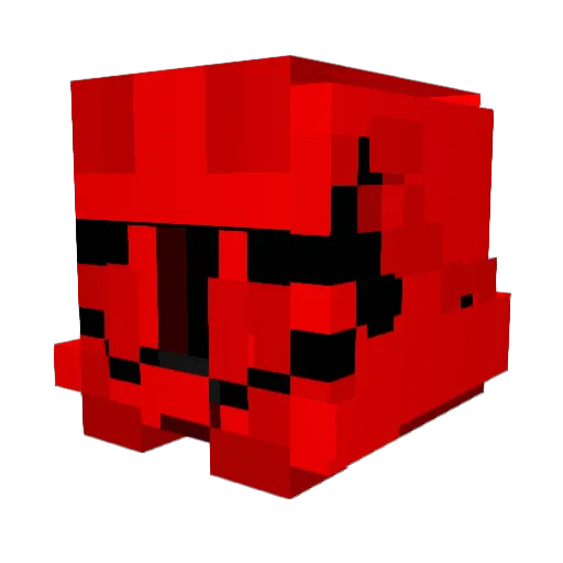 dinocorice Minecraft avatar head, 3D render