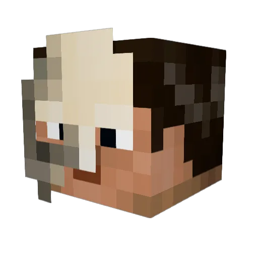 dinodragon98 Minecraft avatar head, 3D render