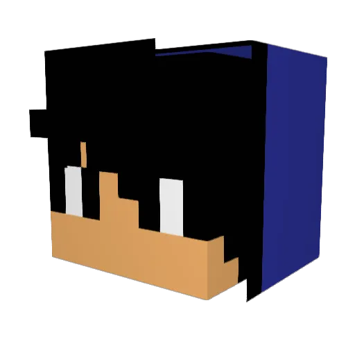 dinodud03 Minecraft avatar head, 3D render