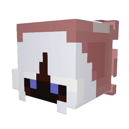 dinosaur_823 Minecraft avatar head, 3D render