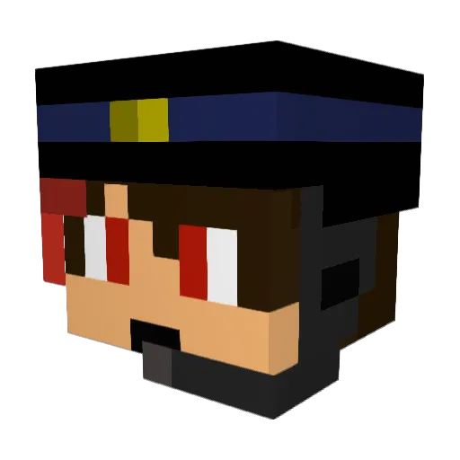 dinosaur_jamie Minecraft avatar head, 3D render