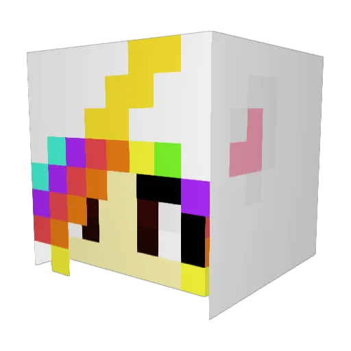 dinosaurdiamond Minecraft avatar head, 3D render