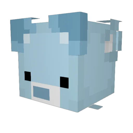 dinosaurianMikky Minecraft avatar head, 3D render