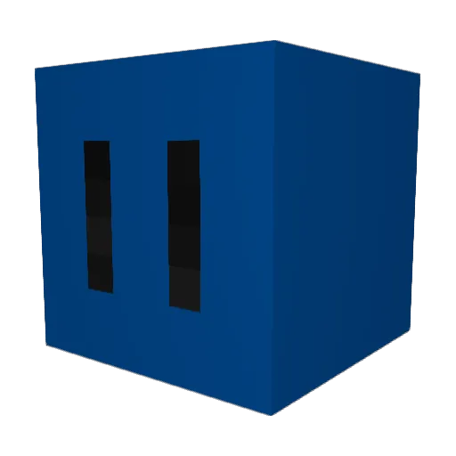 dinosdismay Minecraft avatar head, 3D render