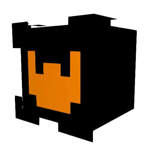 dinoshark8715 Minecraft avatar head, 3D render