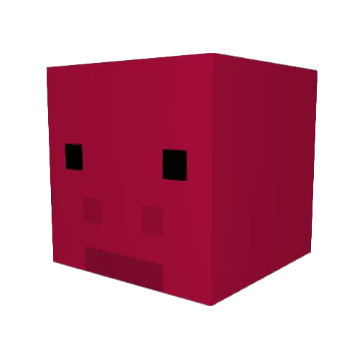 dinosparkle Minecraft avatar head, 3D render