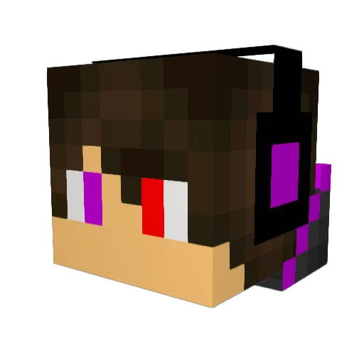 dinospence Minecraft avatar head, 3D render