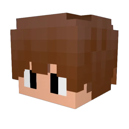 dinyao_0427 Minecraft avatar head, 3D render