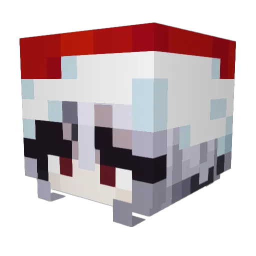 dio41 Minecraft avatar head, 3D render
