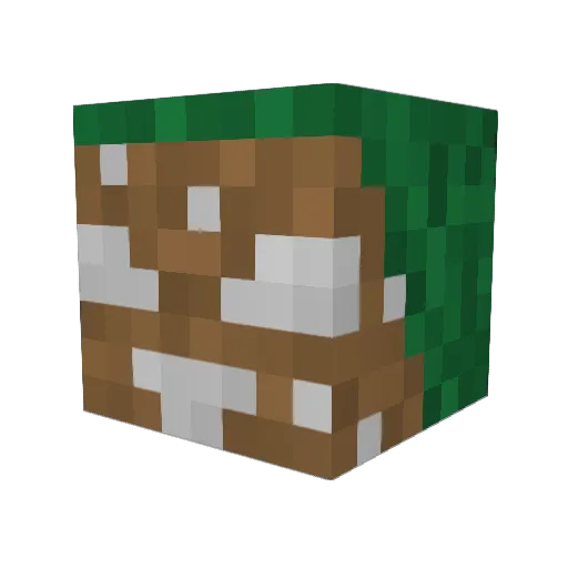 dioVehT Minecraft avatar head, 3D render