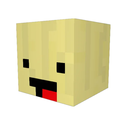 dionakatzlein Minecraft avatar head, 3D render