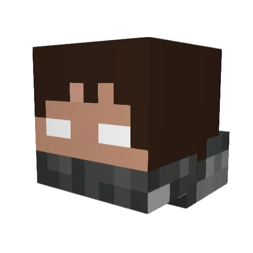 dionokillz Minecraft avatar head, 3D render