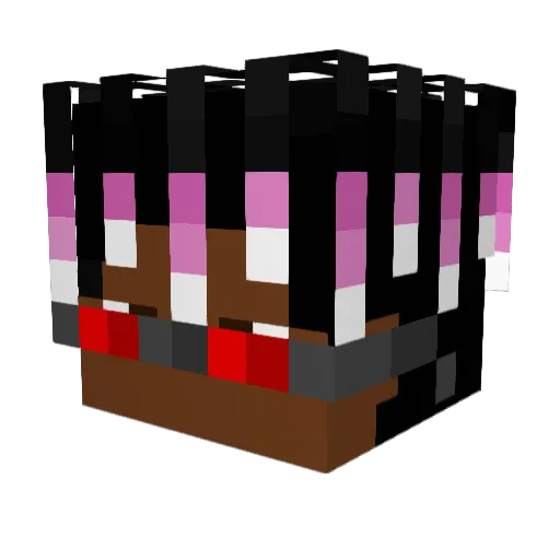 diordiscountable Minecraft avatar head, 3D render