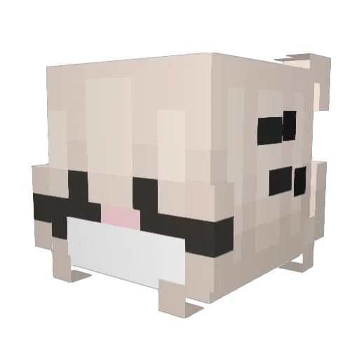 diorstar Minecraft avatar head, 3D render