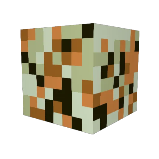 diovakra Minecraft avatar head, 3D render
