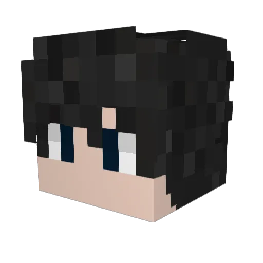 dip618 Minecraft avatar head, 3D render