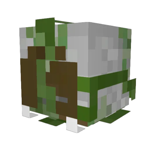 dipp0 Minecraft avatar head, 3D render