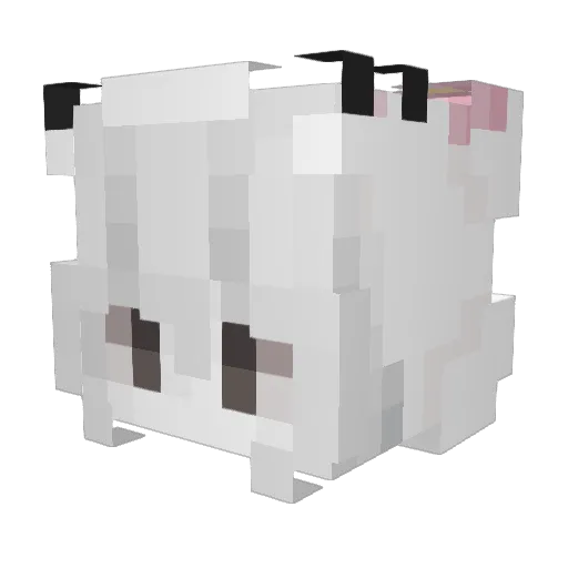 dipshik Minecraft avatar head, 3D render