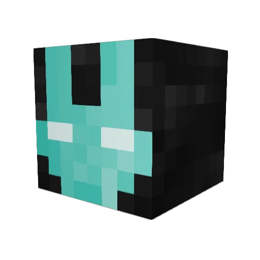 direwolf220 Minecraft avatar head, 3D render